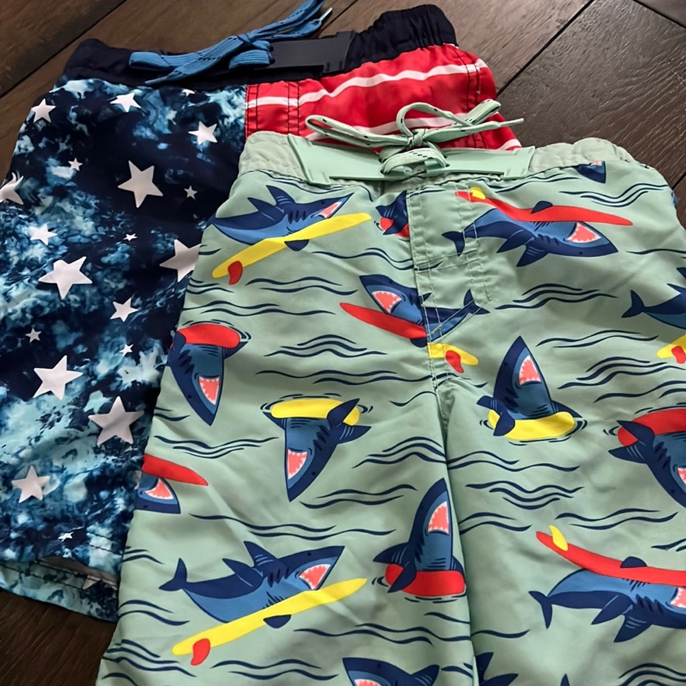 Boys swim trunks cat and jack 5/6